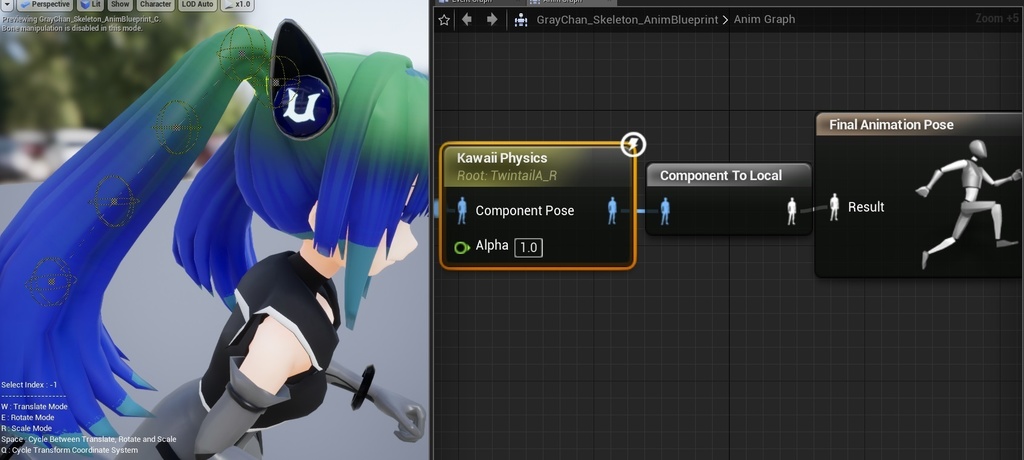 Kawaii Physics (UE5用 物理プラグイン)