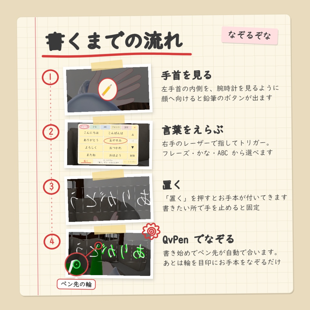 なぞるぞな - なぞって覚える鏡文字練習ツール
