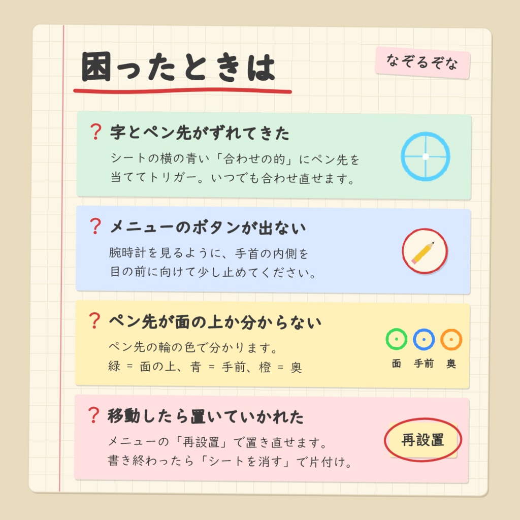 なぞるぞな - なぞって覚える鏡文字練習ツール