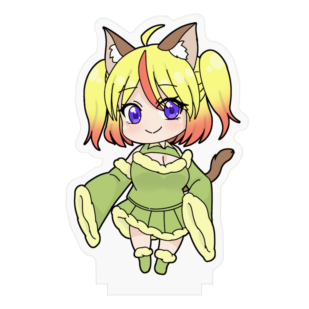 猫綿むうアクリルフィギュア