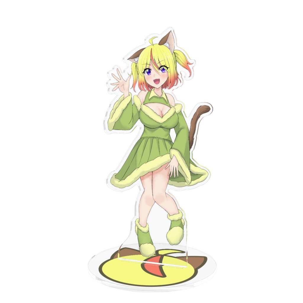 猫綿むう - でかいアクリルフィギュア
