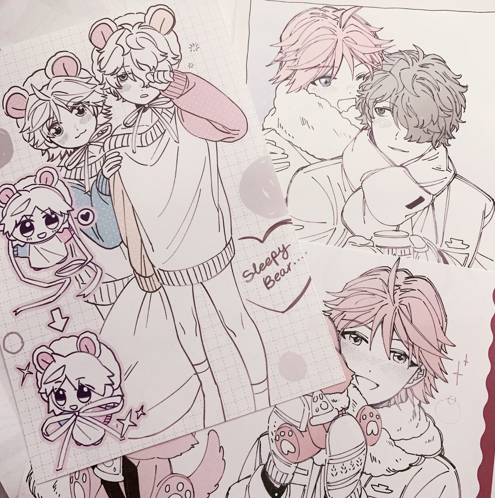 ディノ＆キス フライヤーセット(3枚)