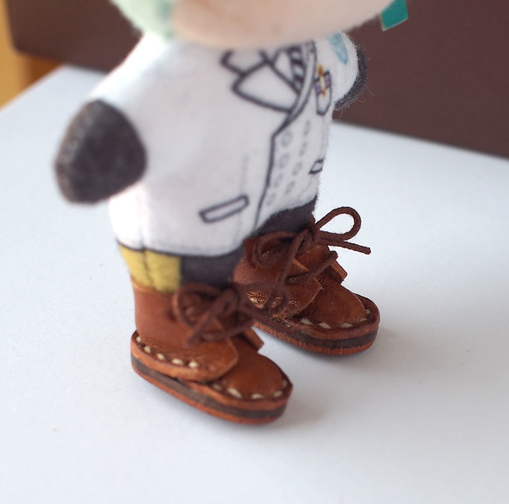 10cm ぬい用 革 靴 (単色)