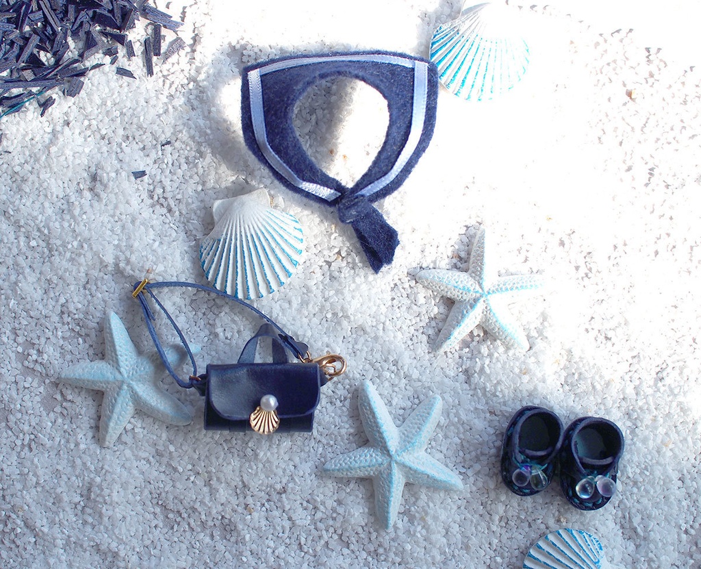 【8月18日22:00~】海を愉しむぬいのための革小物セット