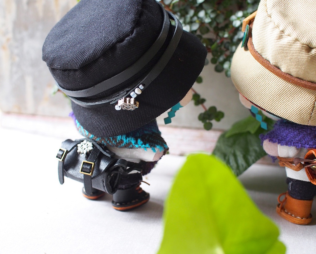 山を愛するぬいのための ころりんバッグ (10cmぬい用)