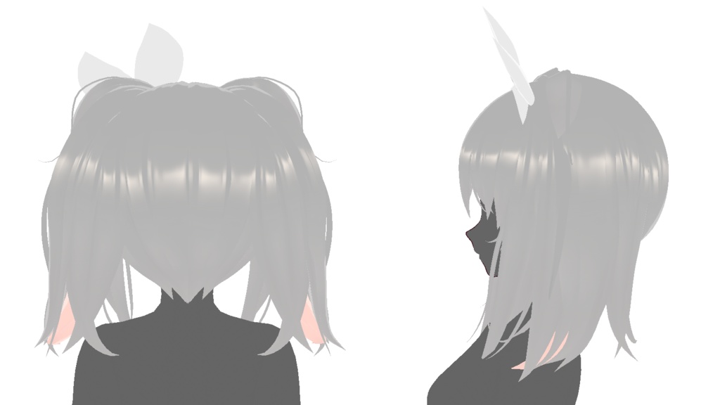 【Vroid】ウサギぽいツインテール