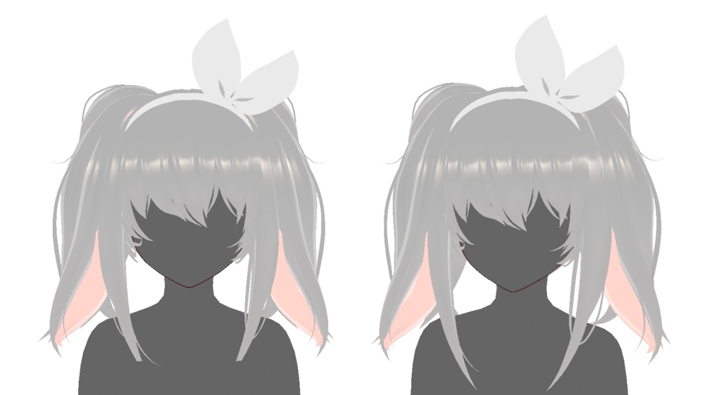 【Vroid】ウサギぽいツインテール