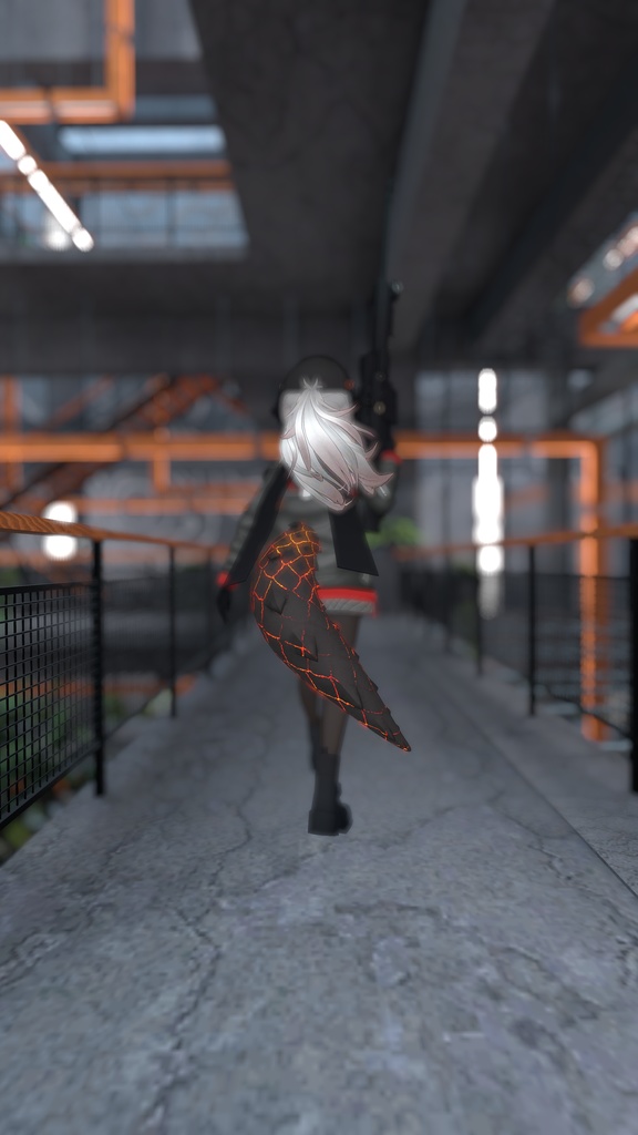 角・尻尾からエネルギーを零すテクスチャマスク【リーサルフリート対応】