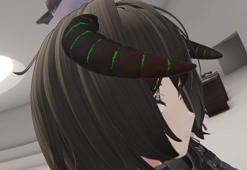 角・尻尾からエネルギーを零すテクスチャマスク【リーサルフリート対応】