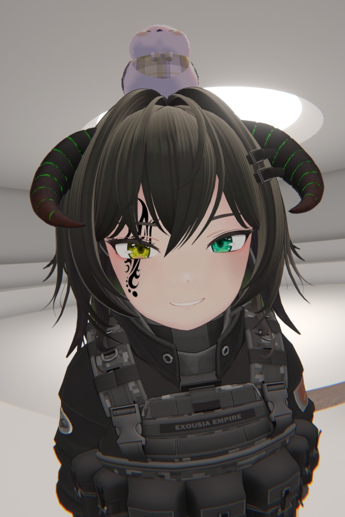 角・尻尾からエネルギーを零すテクスチャマスク【リーサルフリート対応】