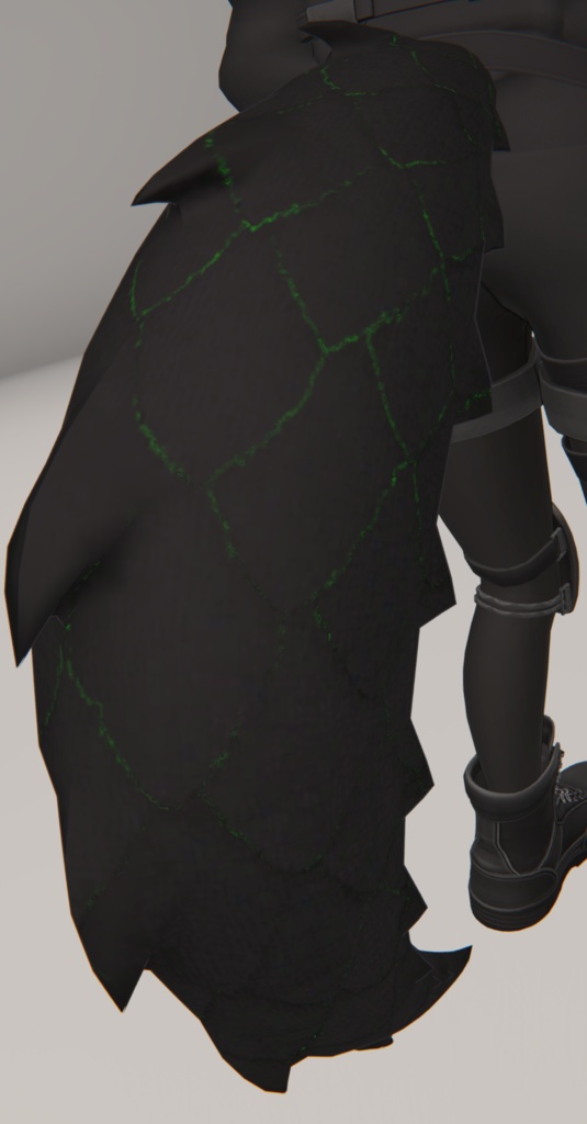 角・尻尾からエネルギーを零すテクスチャマスク【リーサルフリート対応】