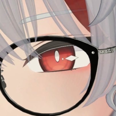 シンプル白瞳孔テクスチャ(4アバター対応)