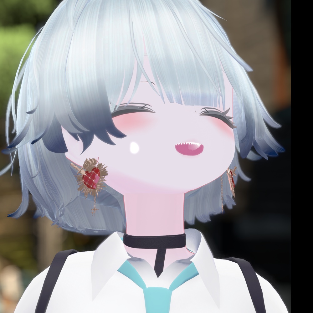 【ルルネ・エク対応】Heart Dagger Earring