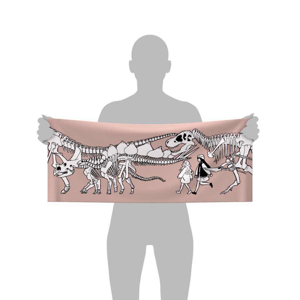 ジュラシック・フェイスタオル