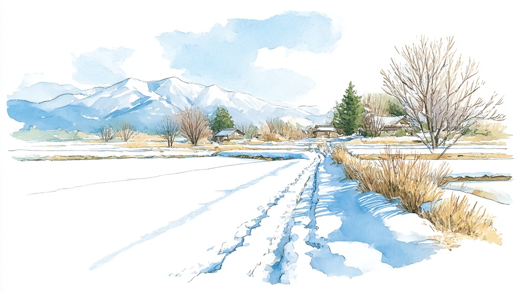 【オリジナル楽曲】「雪の上の足あと」主題歌 作業用BGM エンディングテーマ ED フル フリーBGM 聞き流し