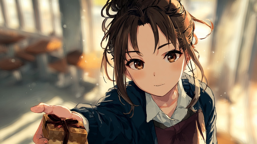 【みんなをバレンタインデーに連れていく歌】「ねぇ、ねぇ、ねぇ! ふりむいて!」オリジナル楽曲 フル 歌詞あり 作業用 フリー