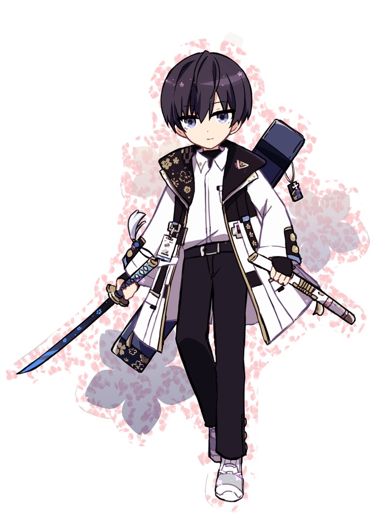 雪　アクリルキーホルダー