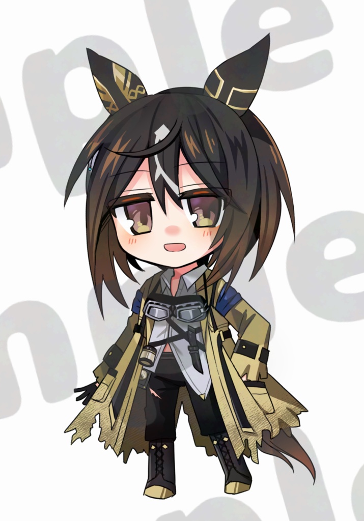 【ウマ娘】ステイゴールド【ステッカー】