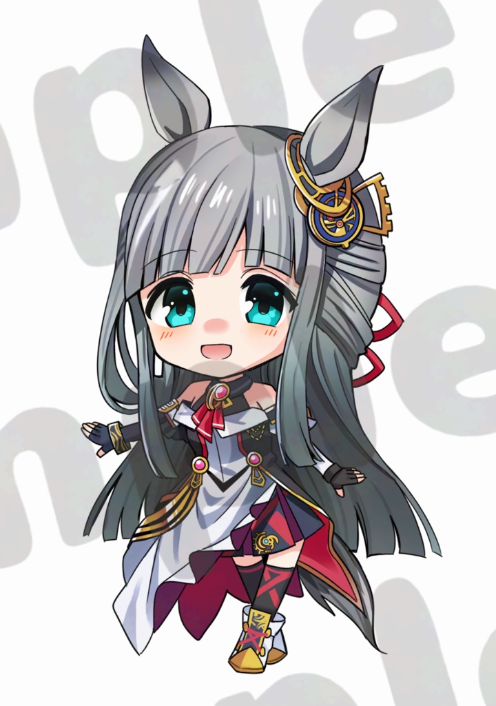 【ウマ娘】クロノジェネシス【ステッカー】