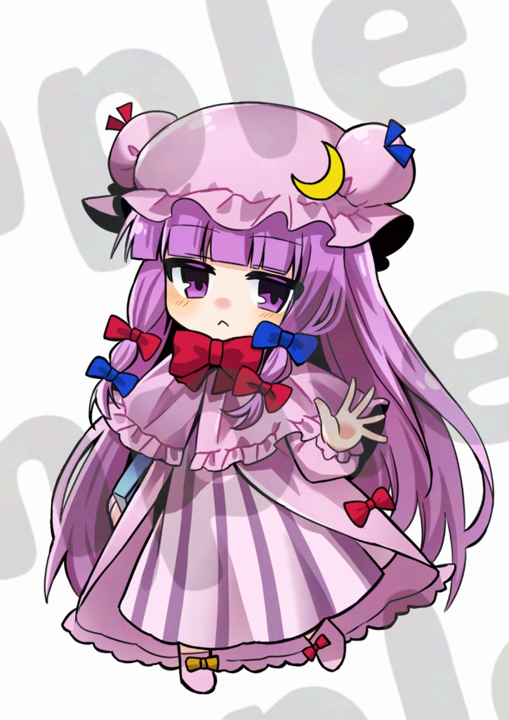 【東方】パチュリー・ノーレッジ【ステッカー】