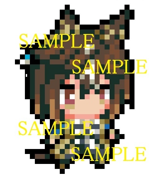 【ウマ娘】ステイゴールド【アイロンビーズキーホルダー】