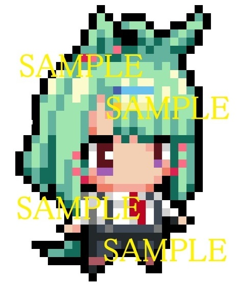 【ウマ娘】シュガーライツ【アイロンビーズキーホルダー】