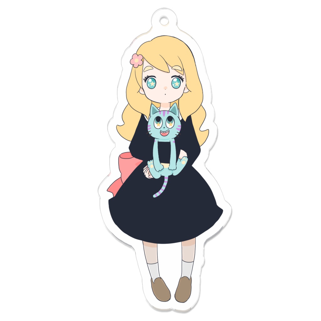 バーチャルめぐちゃん（よぴねこ）アクリルキーホルダー