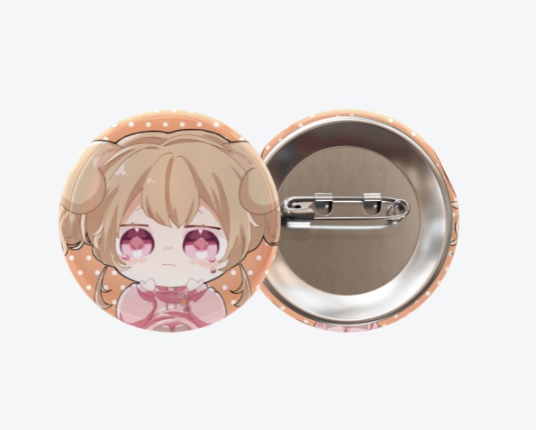 らびちゃん缶バッジ