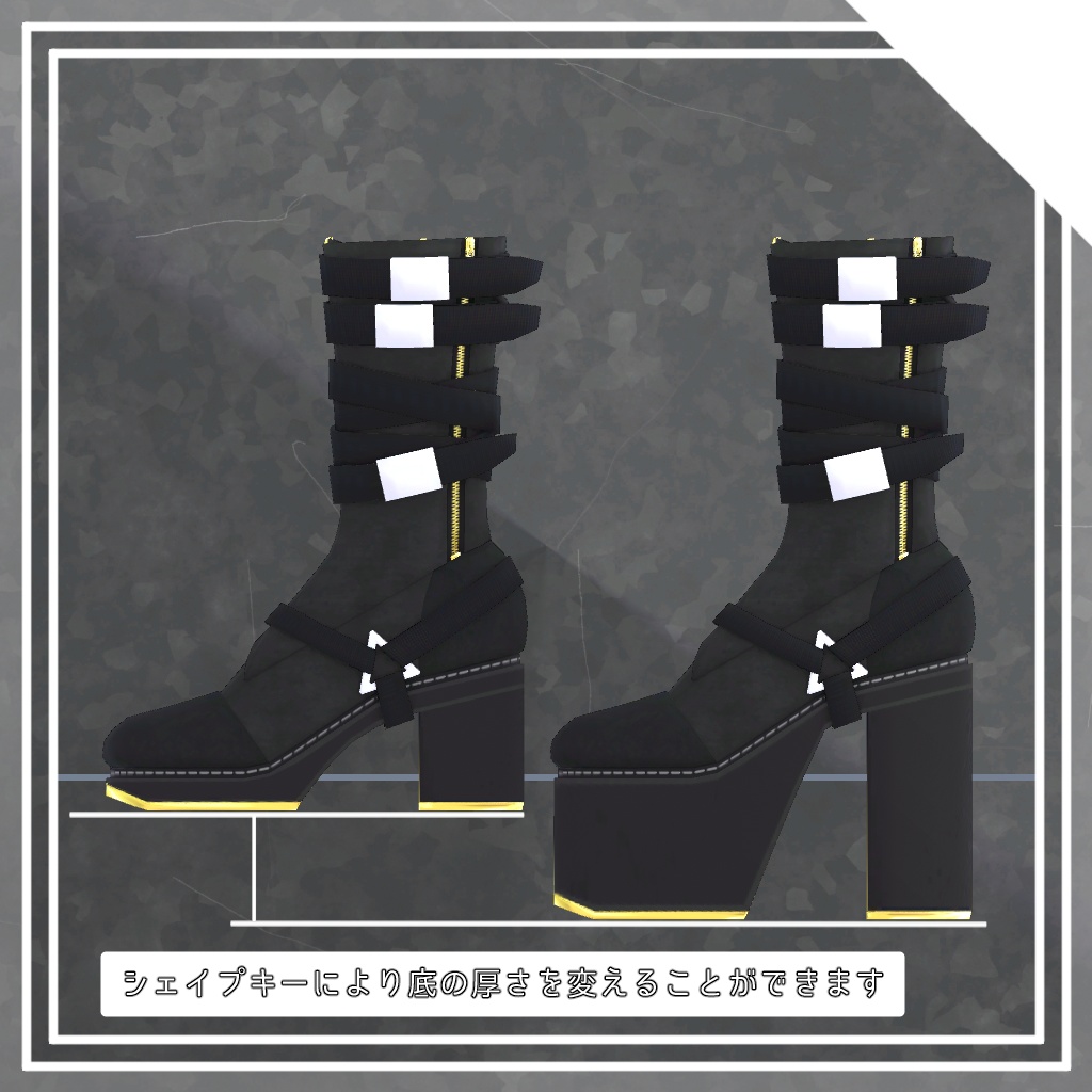 ヒールブーツ「Vendémiaire」