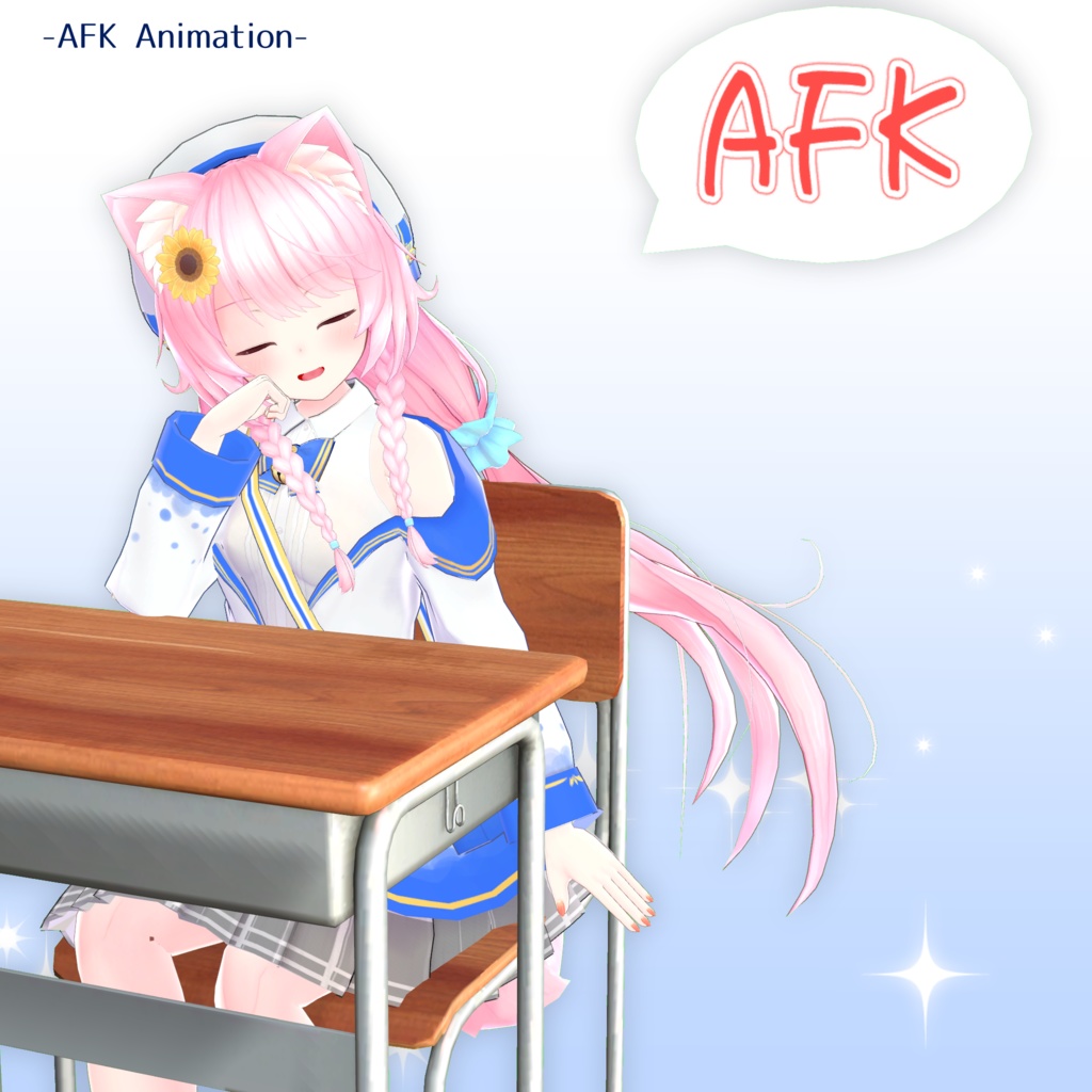 オリジナル3Dモデル「ユウ」