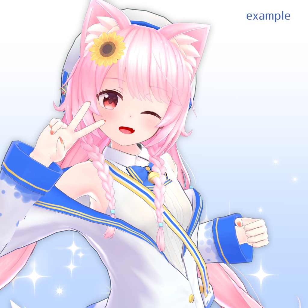 オリジナル3Dモデル「ユウ」