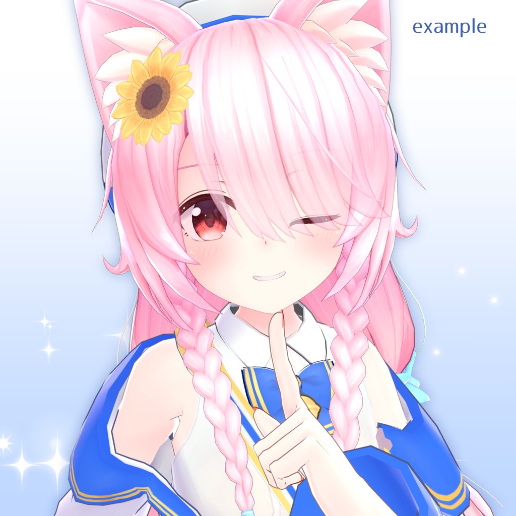 オリジナル3Dモデル「ユウ」