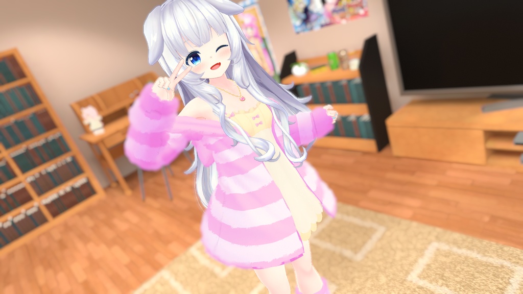 【12アバター対応】もこもこルームウェア