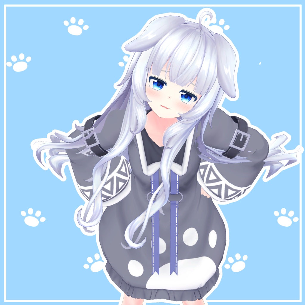 【14アバター対応】にくきゅうパーカー