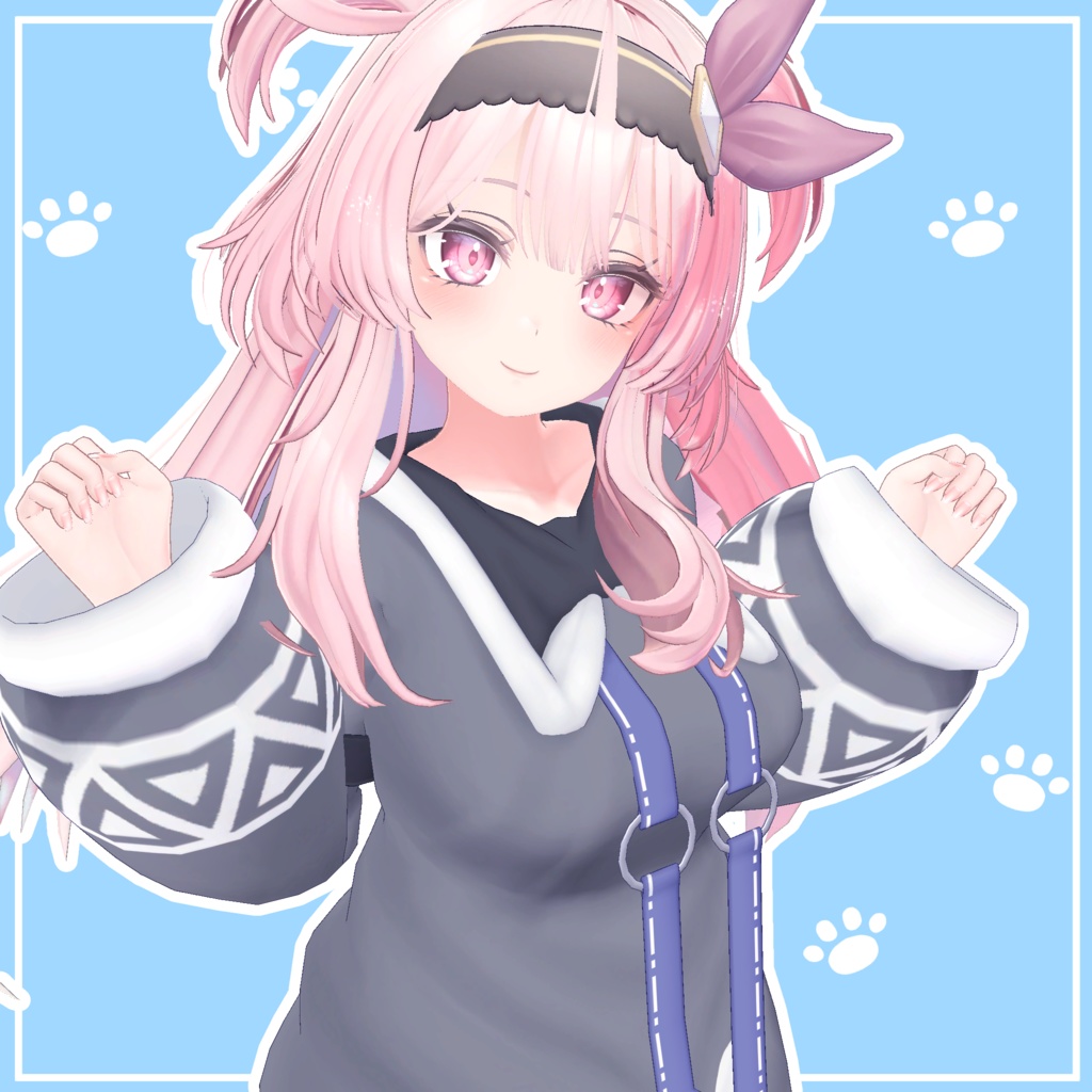 【14アバター対応】にくきゅうパーカー