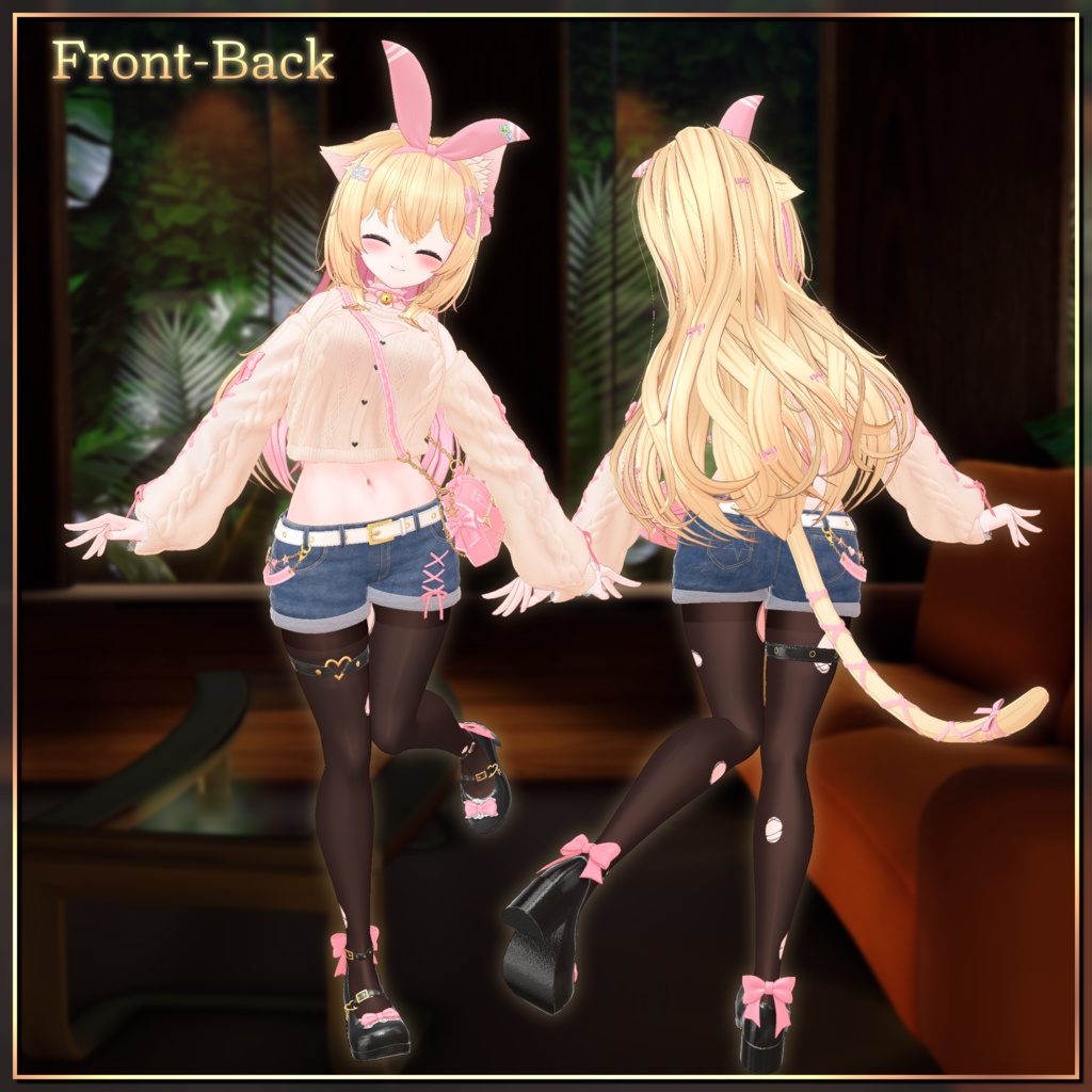 オリジナル3Dモデル「サラ」