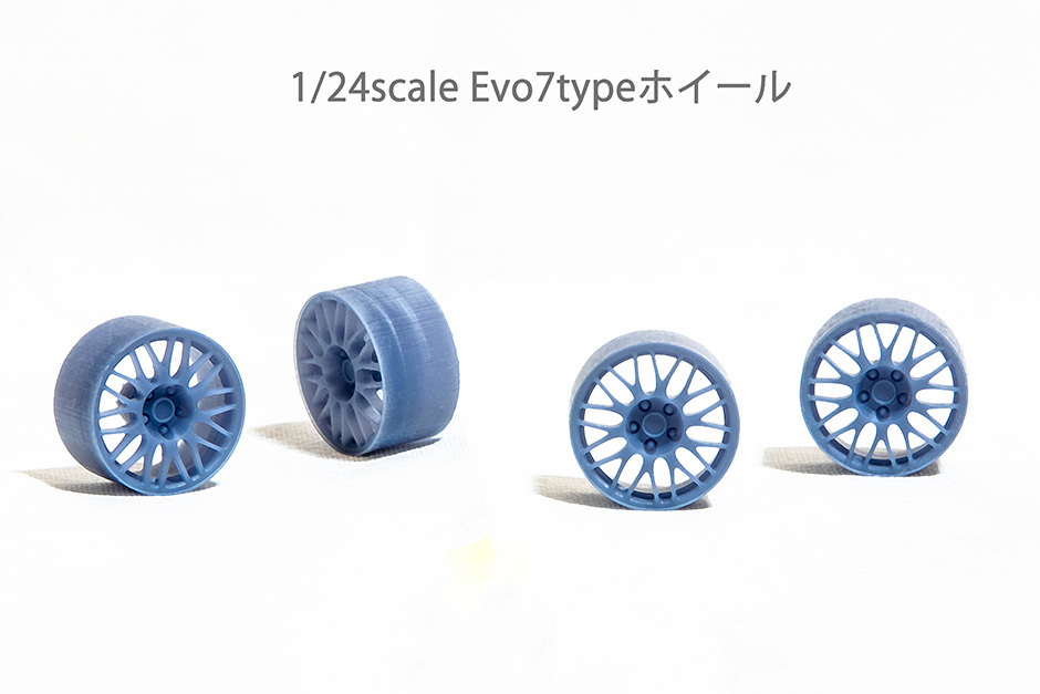 1/24scale Evo7typeホイール