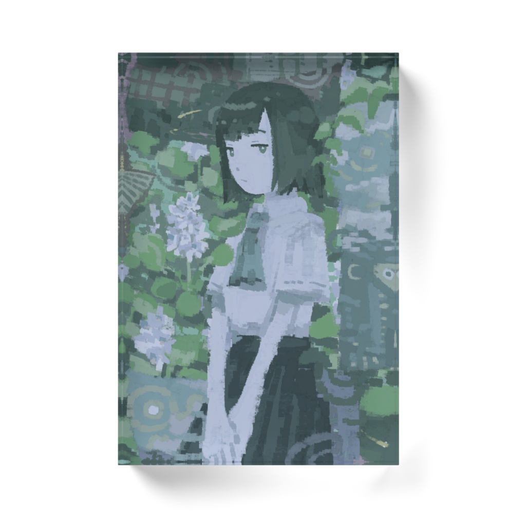 アクリルブロック『ホテイアオイ』