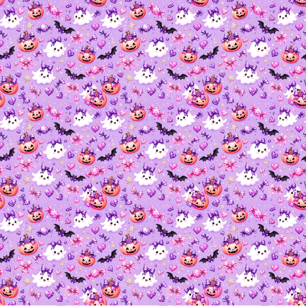 【Halloween Collection 02】魔法とローズのお洒落なハロウィン|シームレスデジタルペーパー 6柄