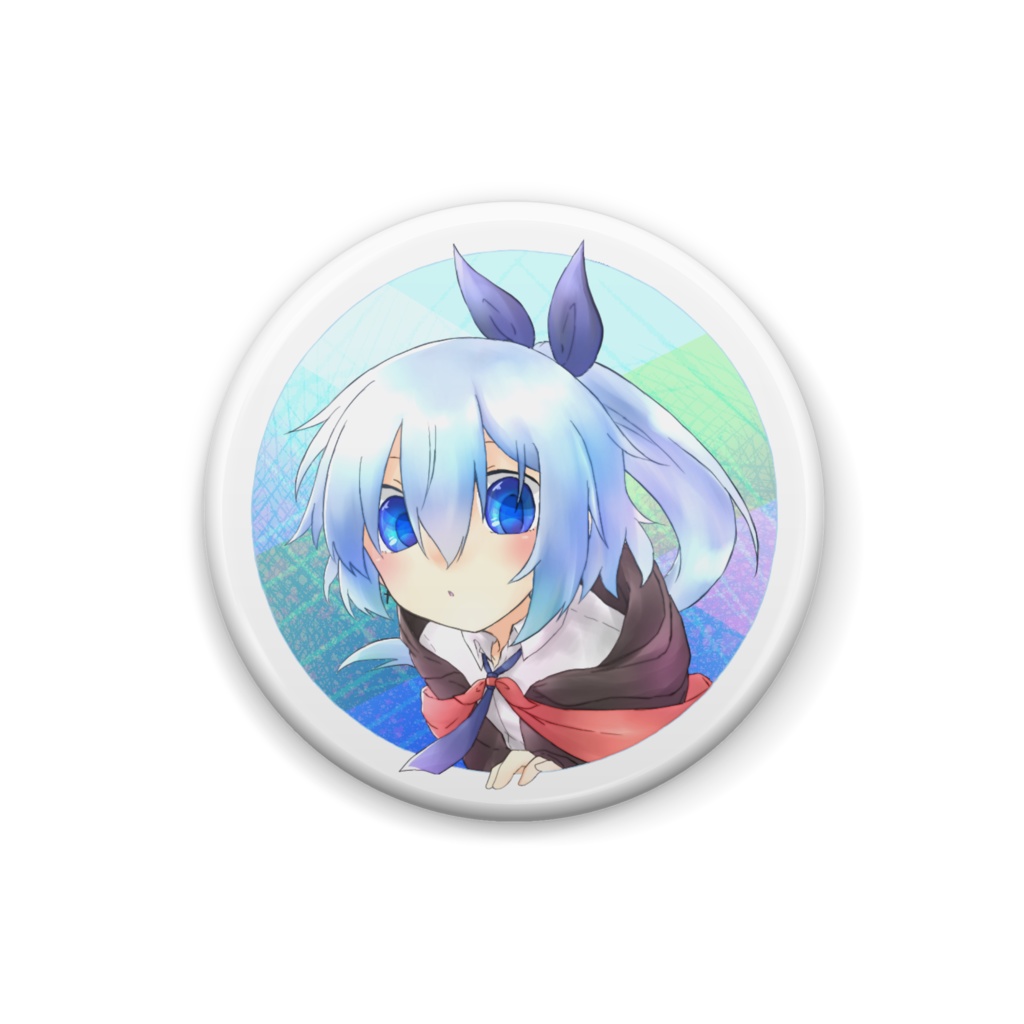 ひょっこりゼヲさん缶バッジ【ホワイト】