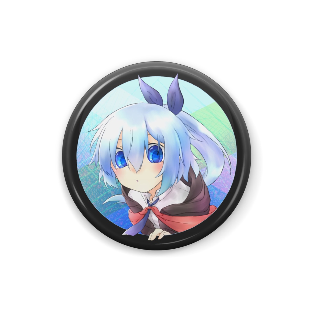 ひょっこりゼヲさん缶バッジ【ブラック】