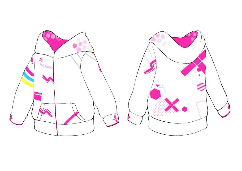 【1月10日〆】AHO-CROSS神織ちゃん仕様フルグラフィックパーカー【C95会場頒布品】