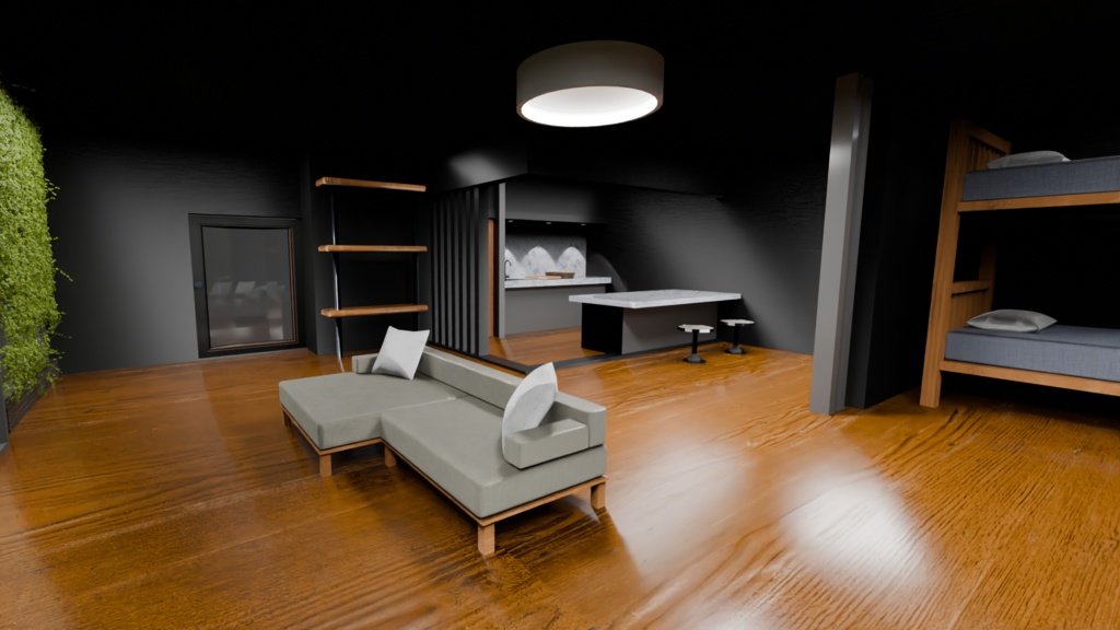 Simple Modern Room