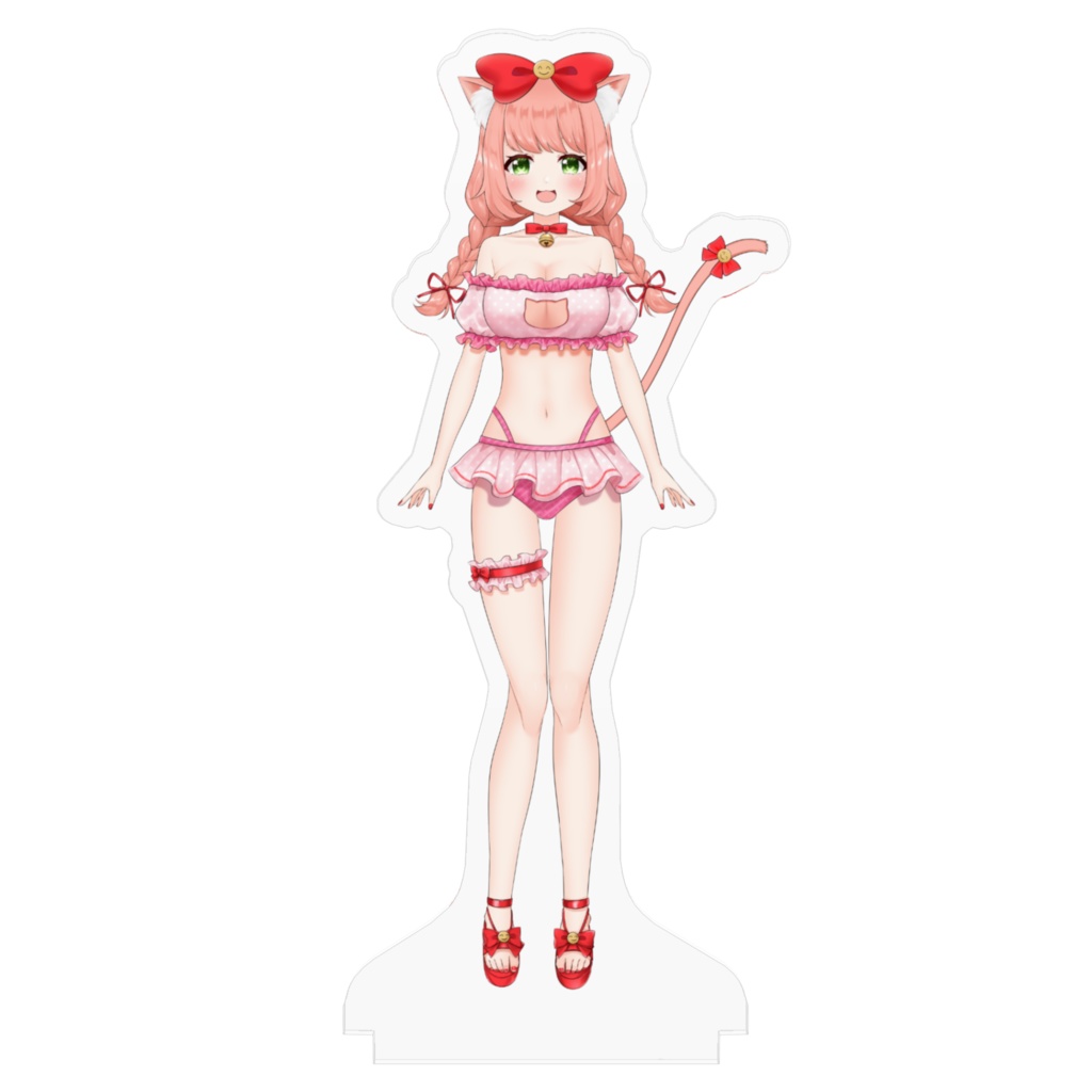 Vtuberゆっきん水着新衣装グッズ(みつあみ)