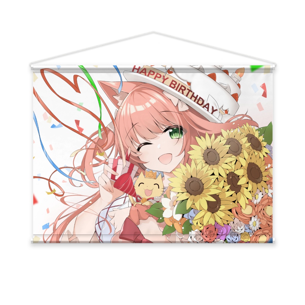 2023年Vtuberゆっきん誕生日記念グッズ 　タペストリー