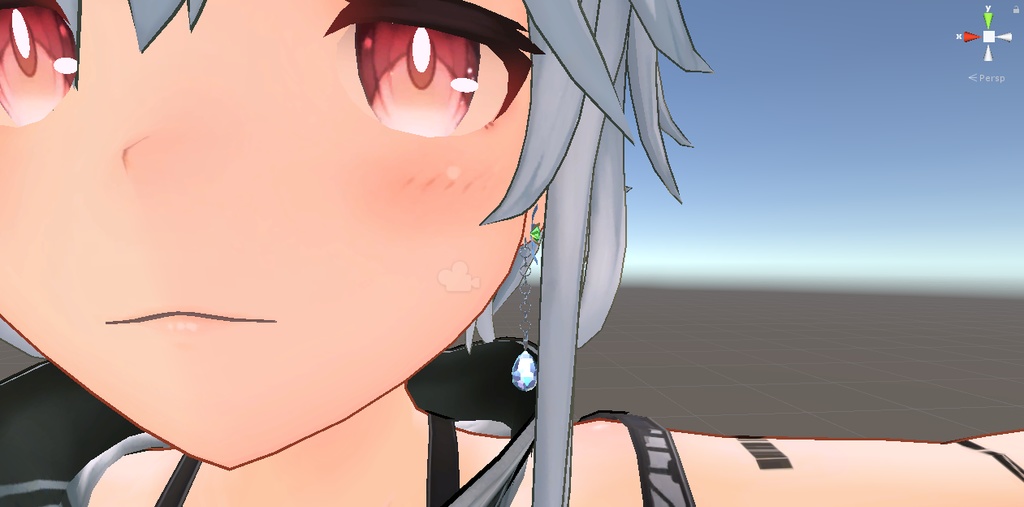 【3Dモデル】お花のピアス【ボーン入り】