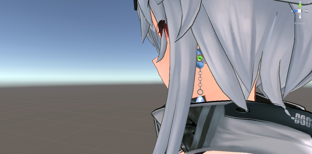 【3Dモデル】お花のピアス【ボーン入り】