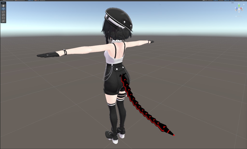 【VRChat向け】Cyber Tail【大体どのアバターでも使える】