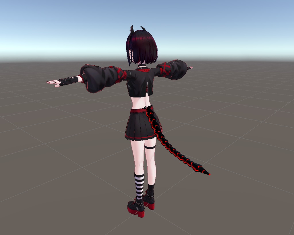 【VRChat向け】Cyber Tail【大体どのアバターでも使える】