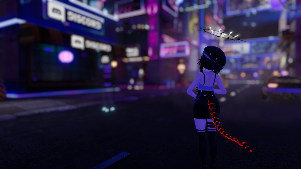 【VRChat向け】Cyber Tail【大体どのアバターでも使える】